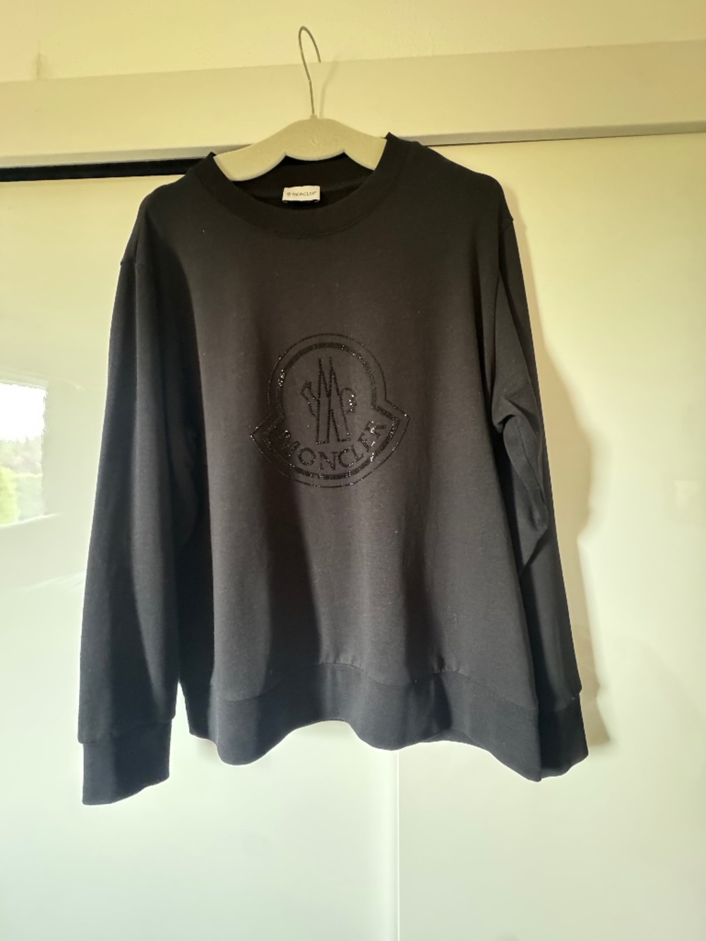 Moncler Sweatshirt with Crystal detail - XL